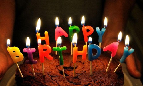 生日到了 来我家坐坐 恭候你的大驾